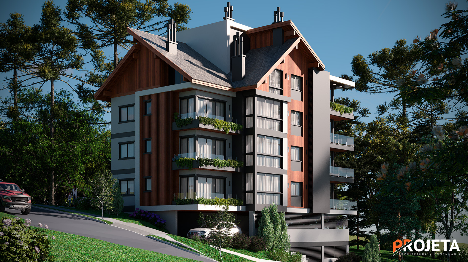 Apartamento na planta em Gramado